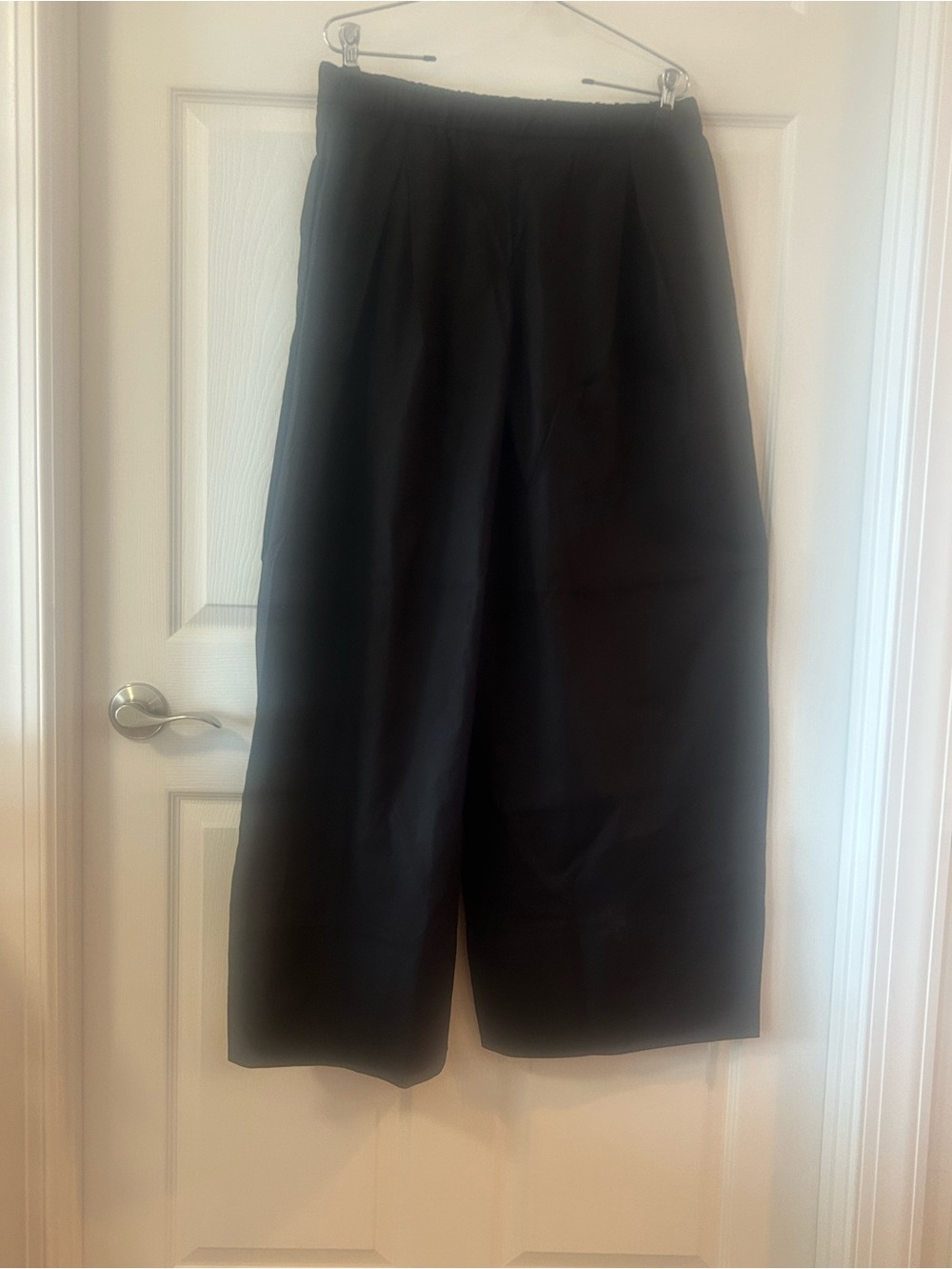 NWOT Zara Black Wide Leg Trousers